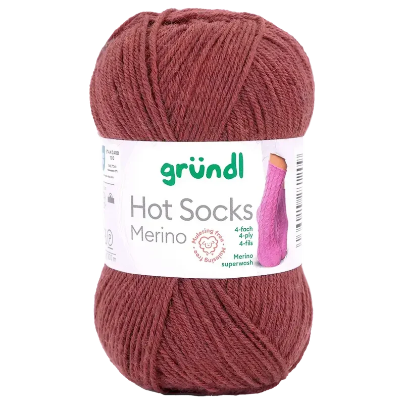 Hot Socks Merino 4-fach Sockenwolle