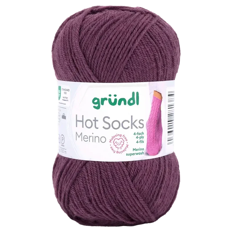 Hot Socks Merino 4-fach Sockenwolle