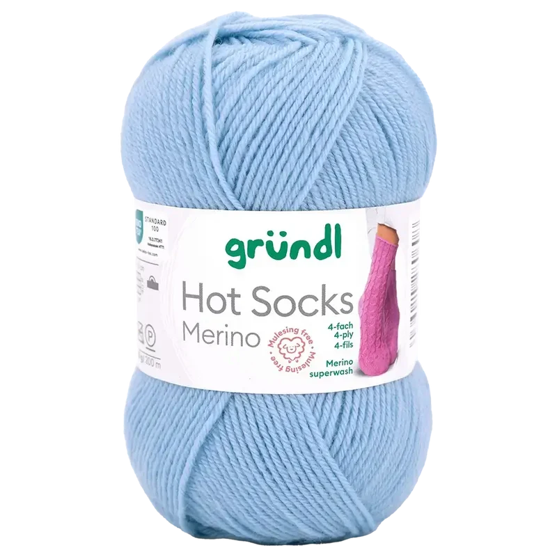 Hot Socks Merino 4-fach Sockenwolle