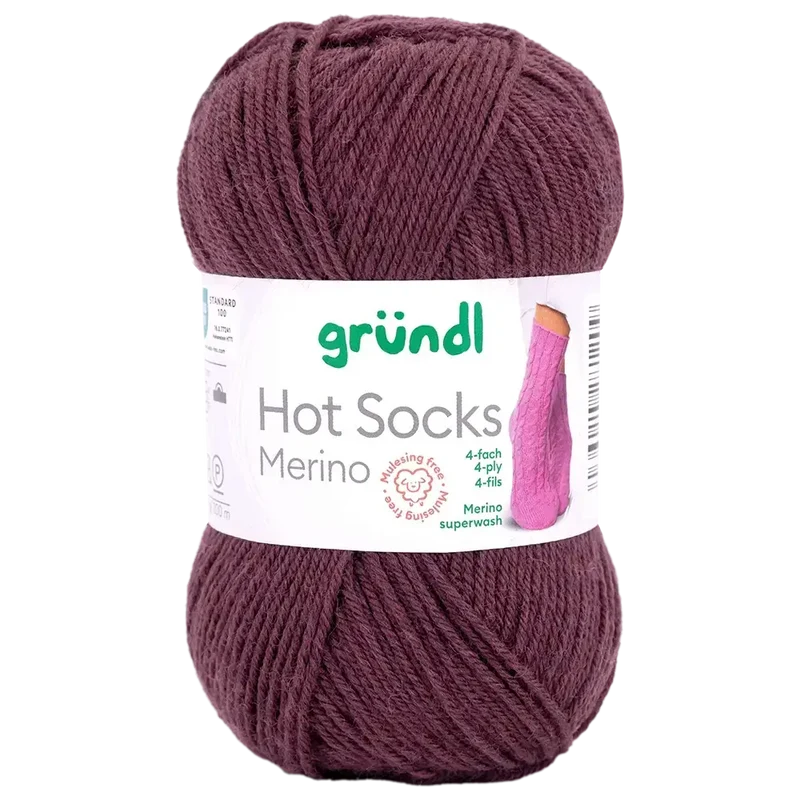Hot Socks Merino 4-fach Sockenwolle