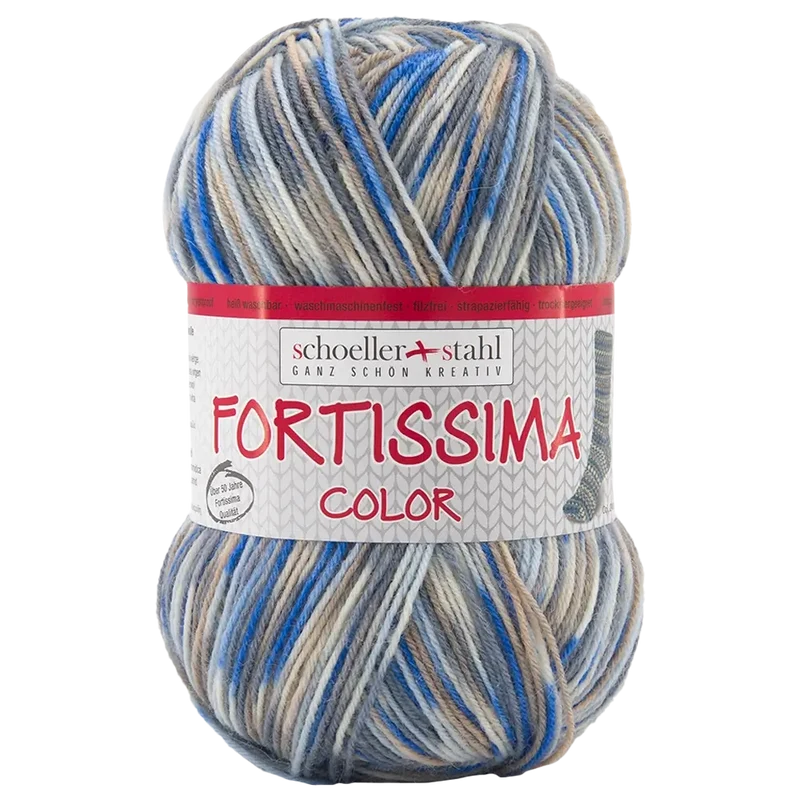 Fortissima Color 4-fach Sockenwolle