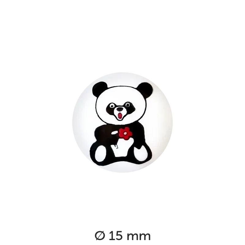 Kinderknopf rund, mit Motiv