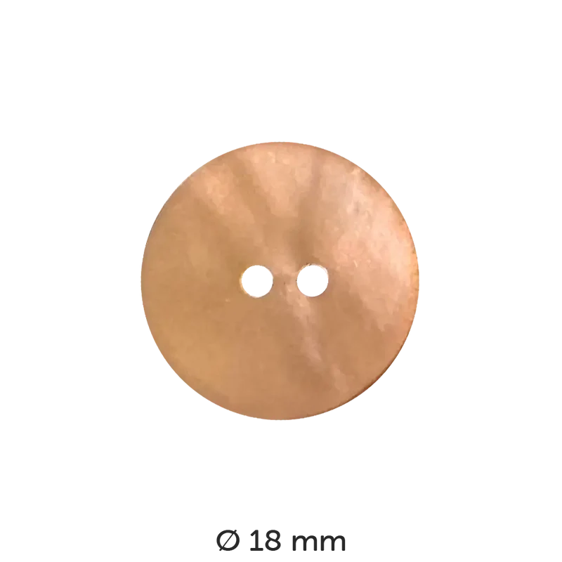 Knopf aus Perlmutt Rosé