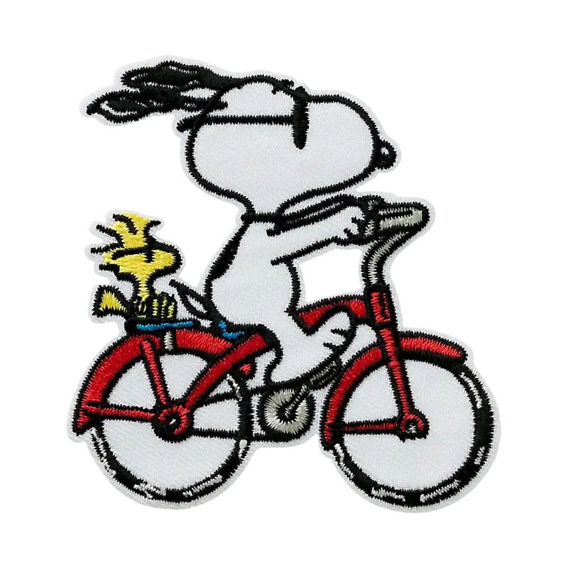 Applikation | Peanuts © | Snoopy auf Fahrrad 18027