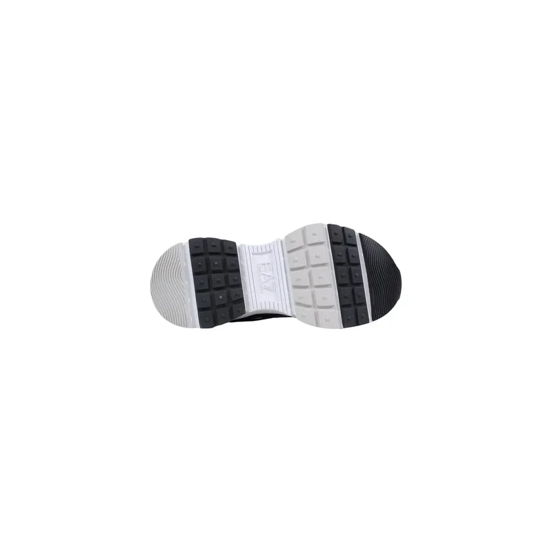 EA7 Herren Sneakers Schwarz Schnürsenkel Polyester-Schuhe