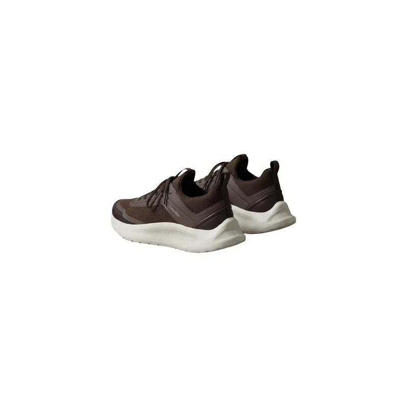 Calvin Klein Herren braune Schnürschuhe aus Spitze aus Polyester 100