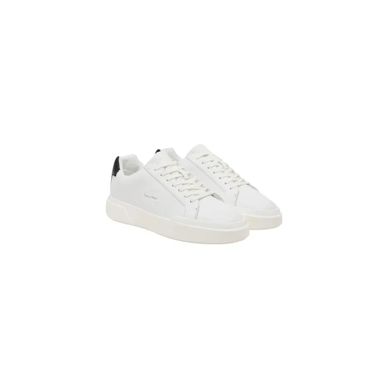 Calvin Klein Jeans Herren-Sneaker aus weißem Leder für Herbst/Winter