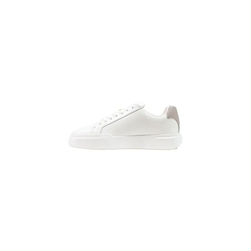 Calvin Klein Jeans Herren-Sneaker aus weißem Leder für Herbst/Winter