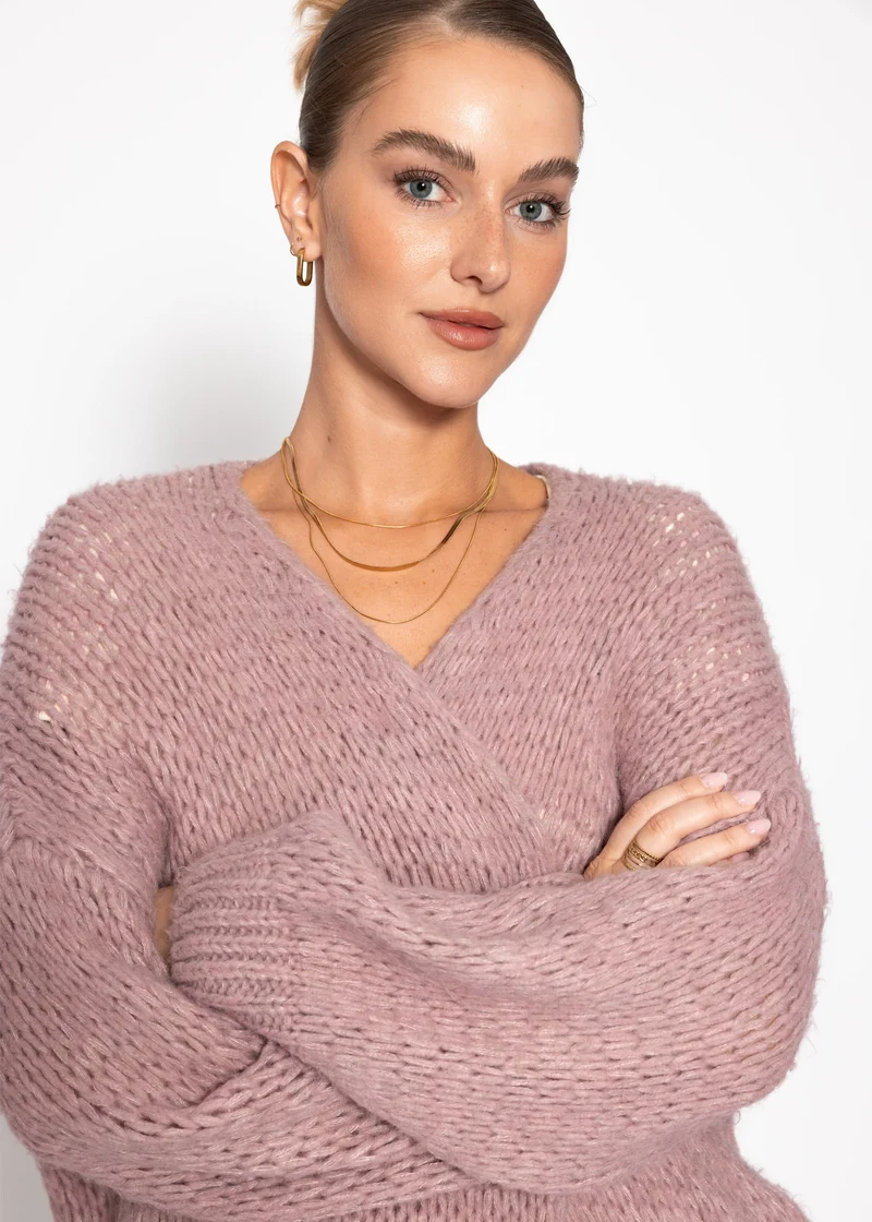 Oversize Cardigan - altrosa