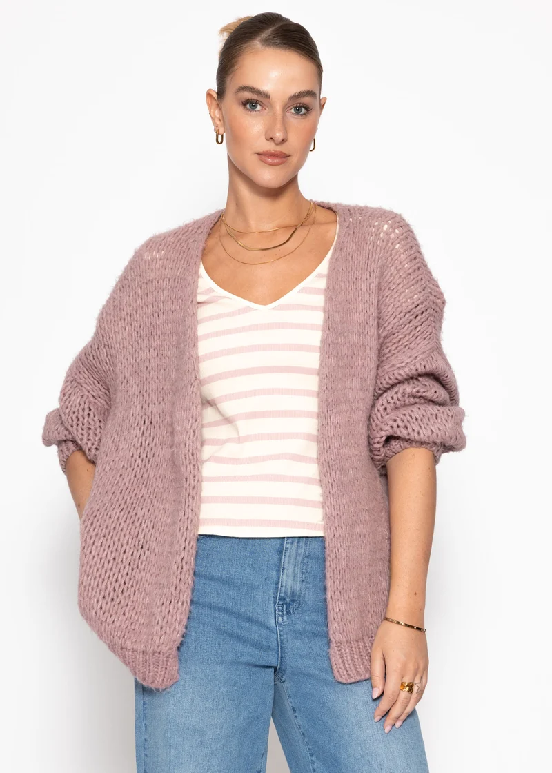 Oversize Cardigan - altrosa