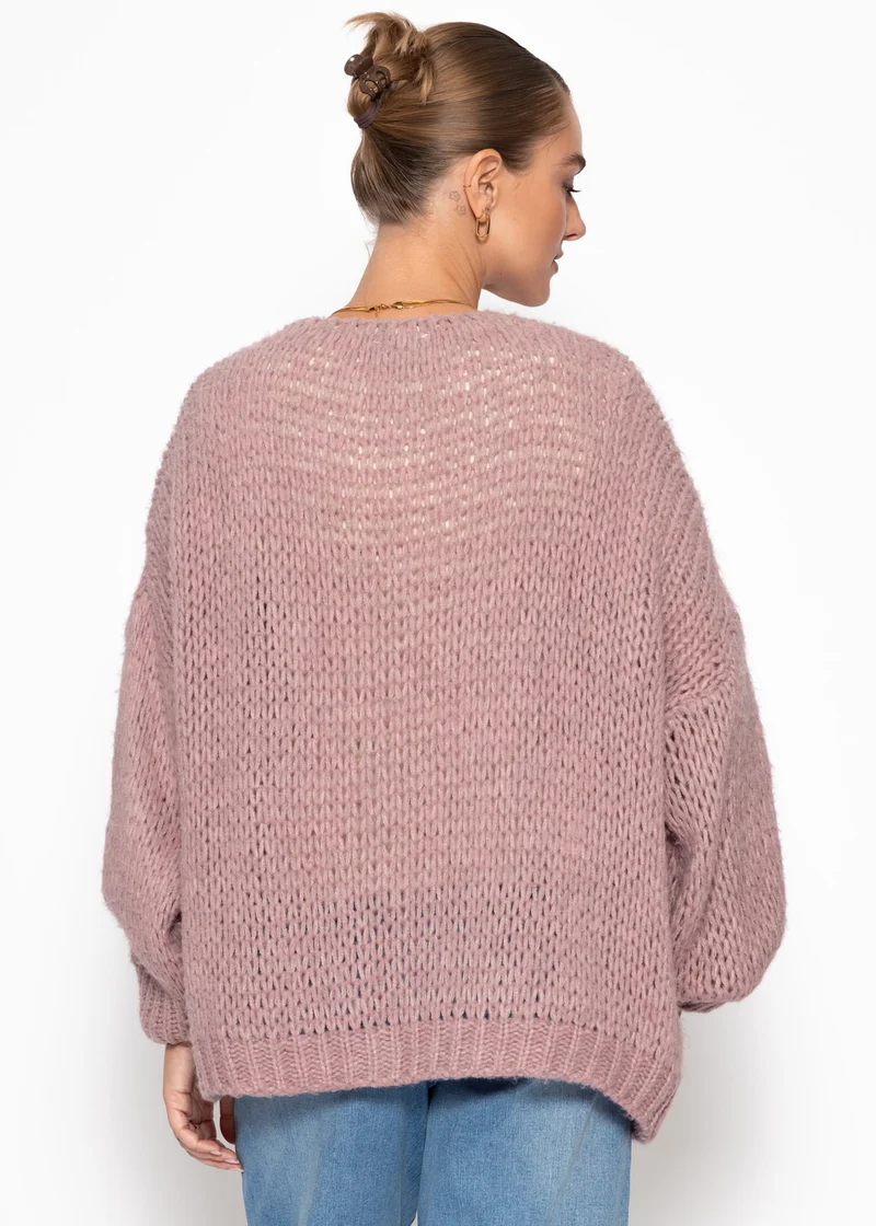 Oversize Cardigan - altrosa