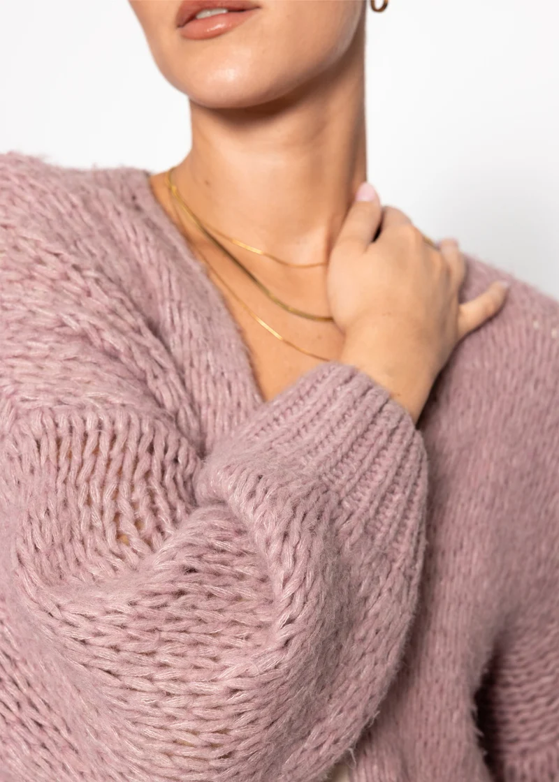 Oversize Cardigan - altrosa