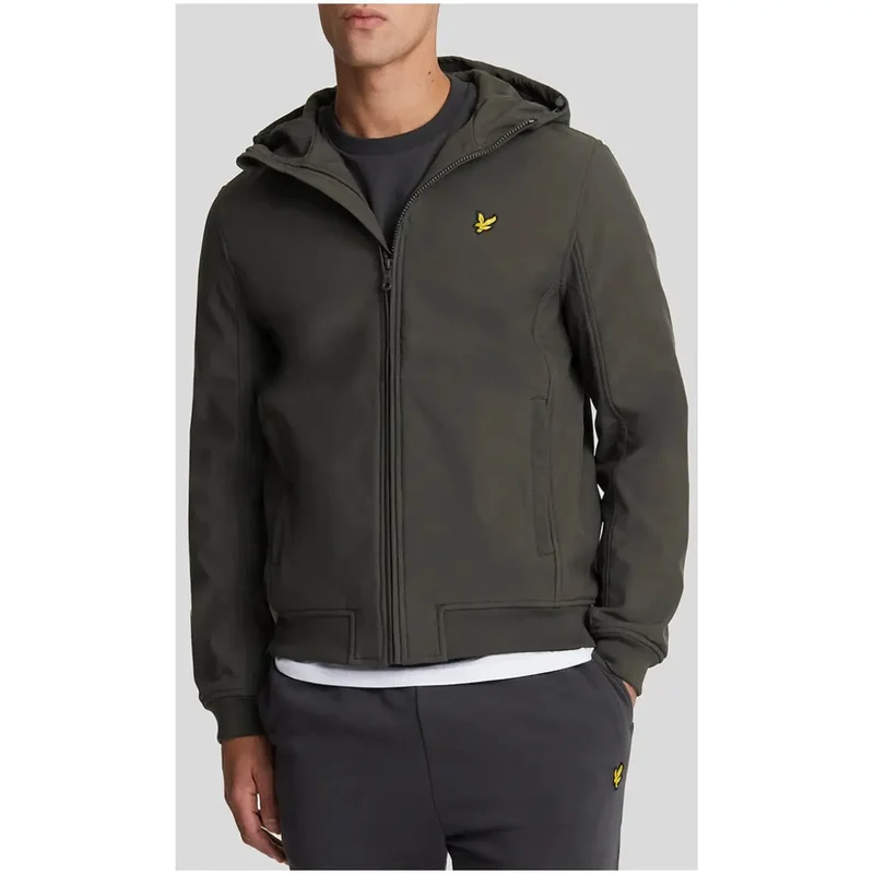 Lyle and Scott Herren Grau Gefütterter Reißverschlussblazer aus Polyester