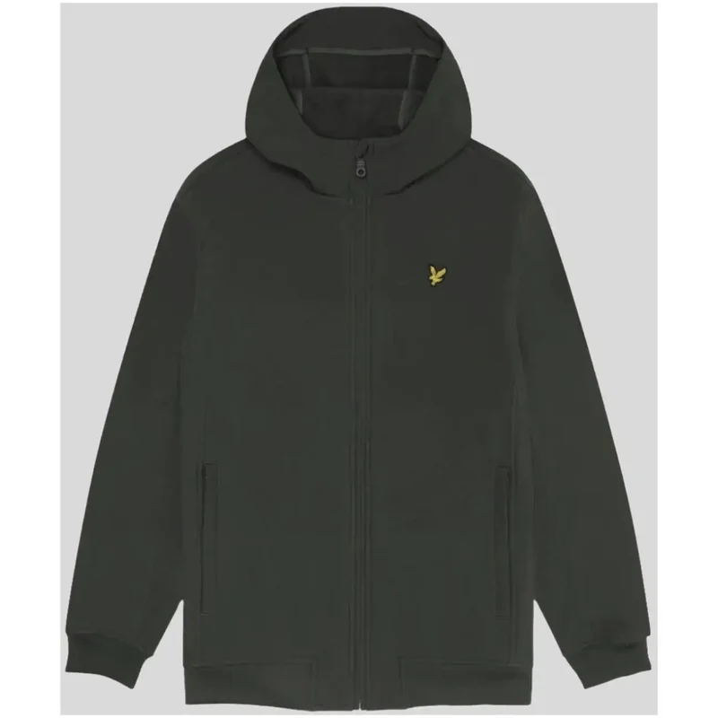 Lyle and Scott Herren Grau Gefütterter Reißverschlussblazer aus Polyester
