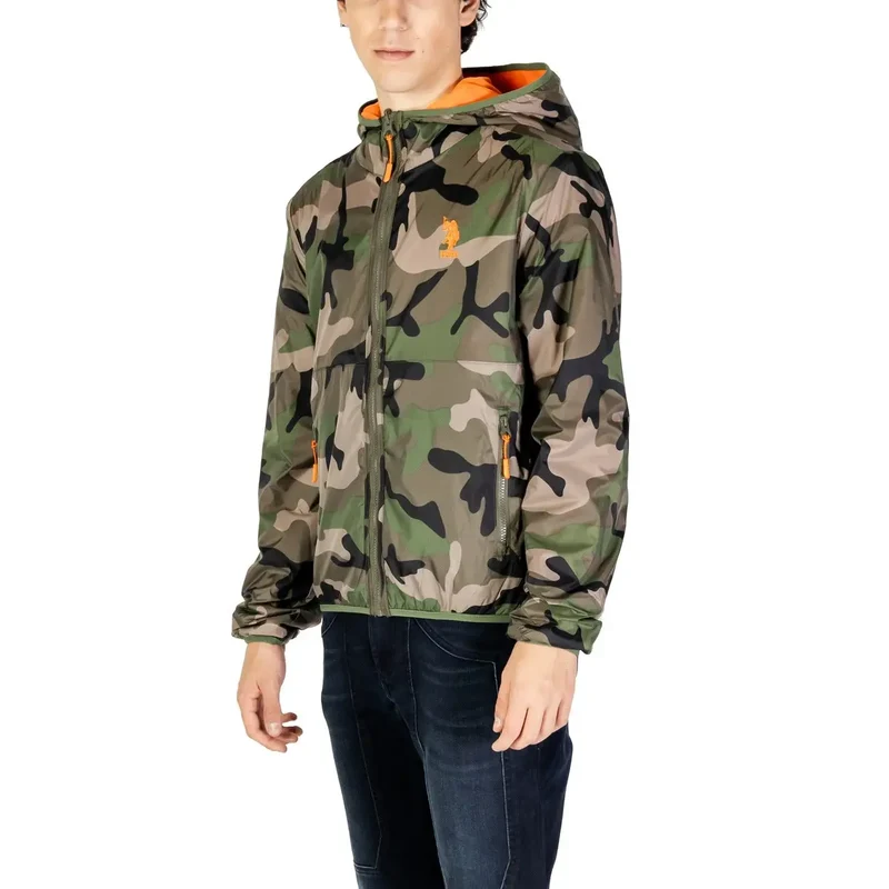 U.S. Polo Assn. Herrenblazer, klassischer Schnitt, Baumwollmischung, Größe L