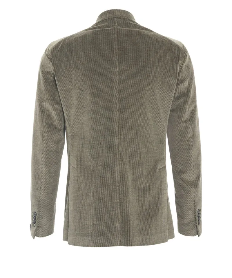 Blazer in velluto a coste