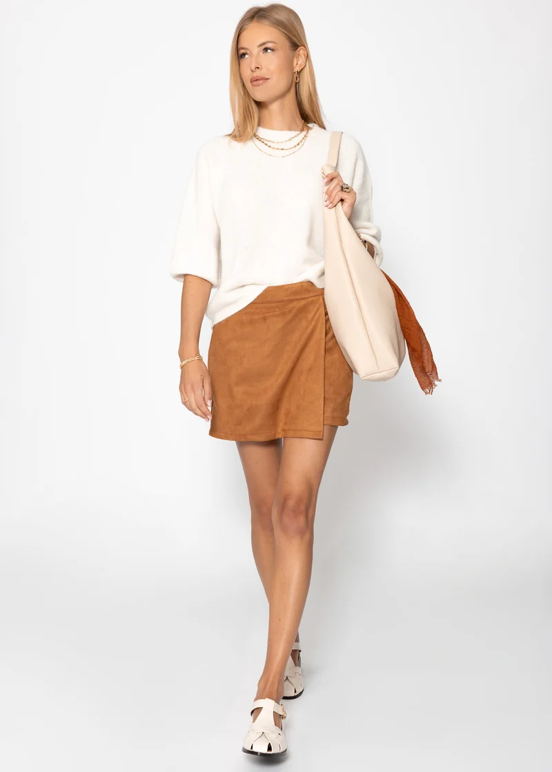 Strickoberteil - offwhite
