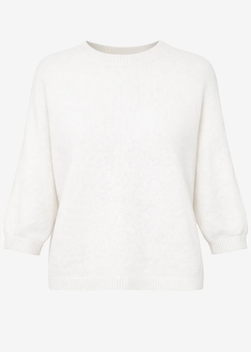Strickoberteil - offwhite