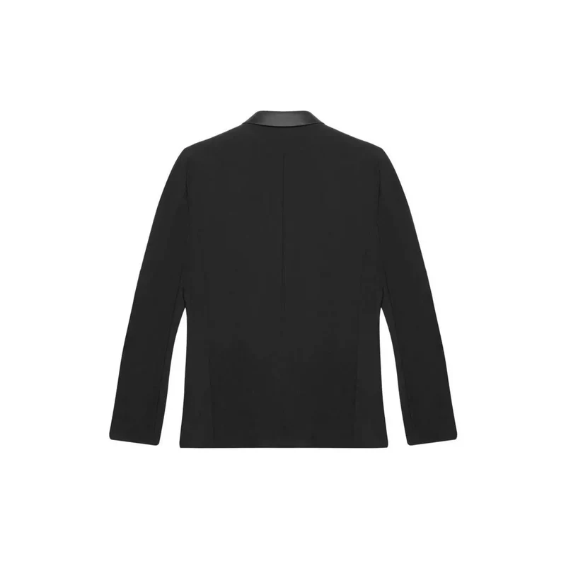 Antony Morato Herren Black Slim-Fit-Sakko mit Reverskragen