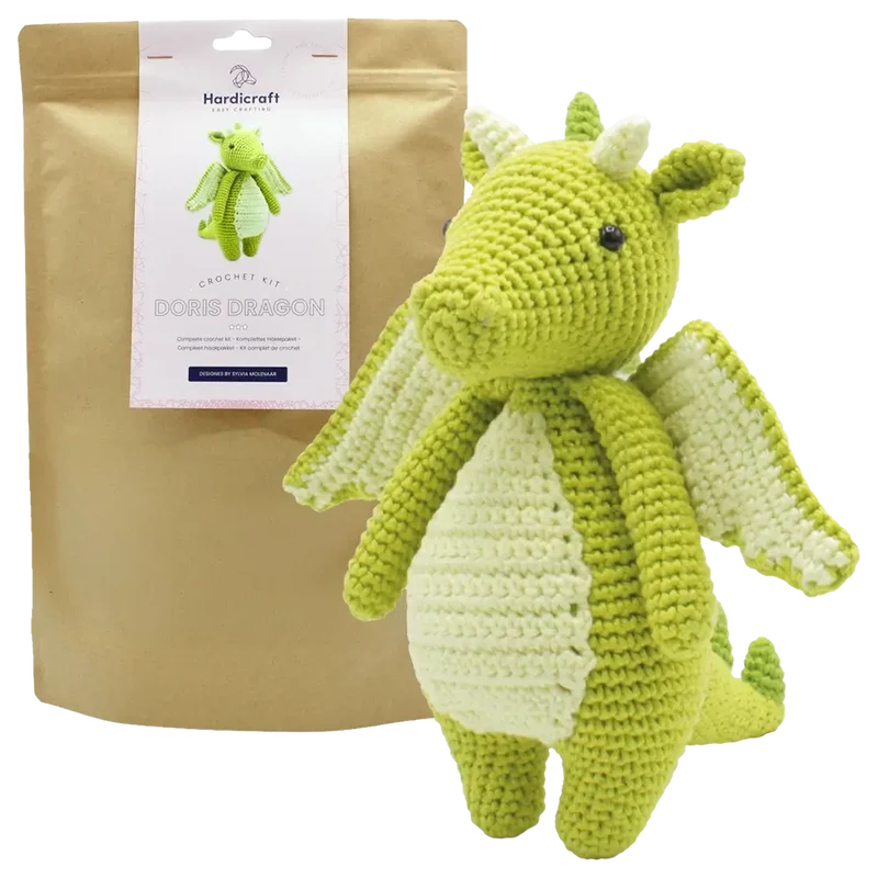 Amigurumi Drache Doris (Hardicraft Häkelset)