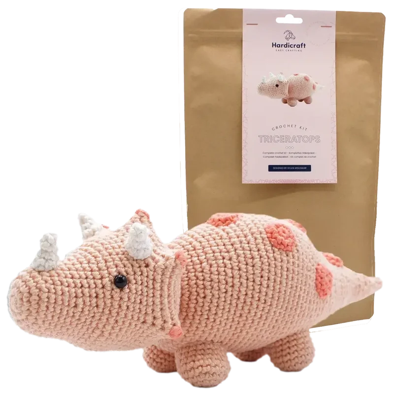 Amigurumi Triceratops (Hardicraft Häkelset)