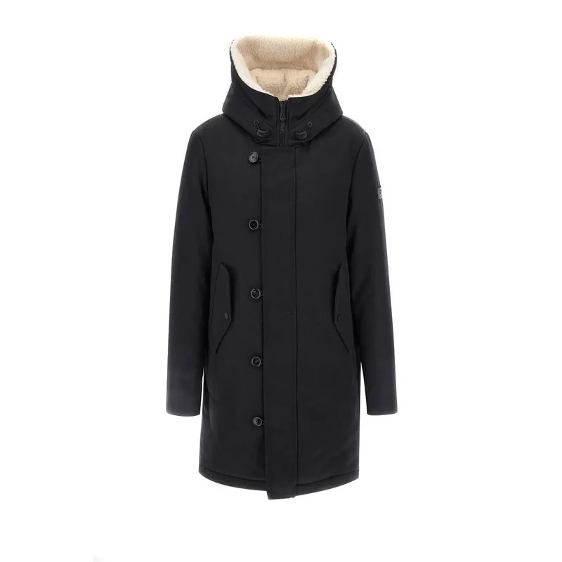 Peuterey Herren-Blazer aus schwarzer Wolle-Mischung für Herbst und Winter