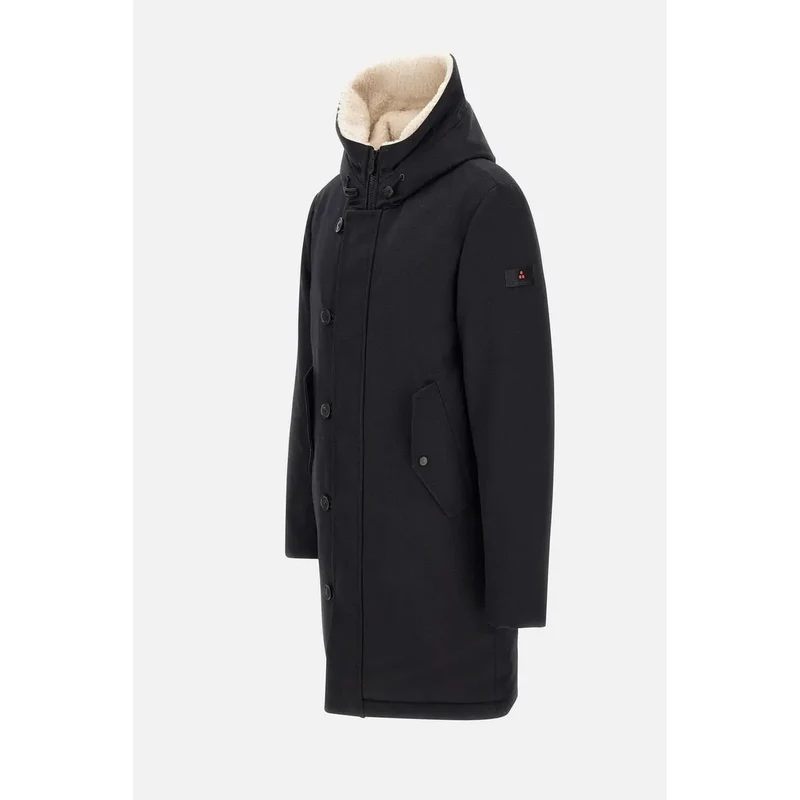 Peuterey Herren-Blazer aus schwarzer Wolle-Mischung für Herbst und Winter