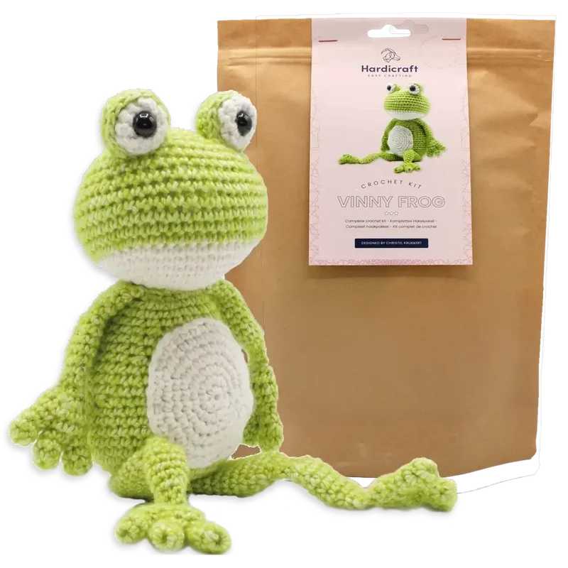 Amigurumi Frosch Vinny (Hardicraft Häkelset)