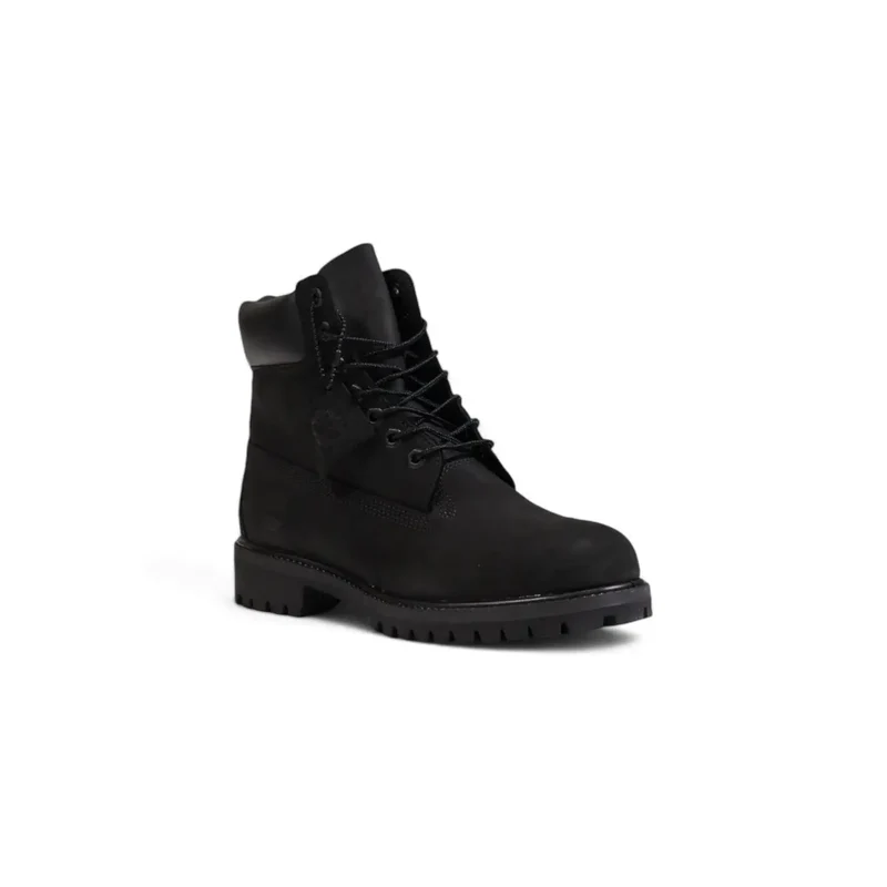 Timberland Herren schwarze Leder-Schnürstiefel TB110073001