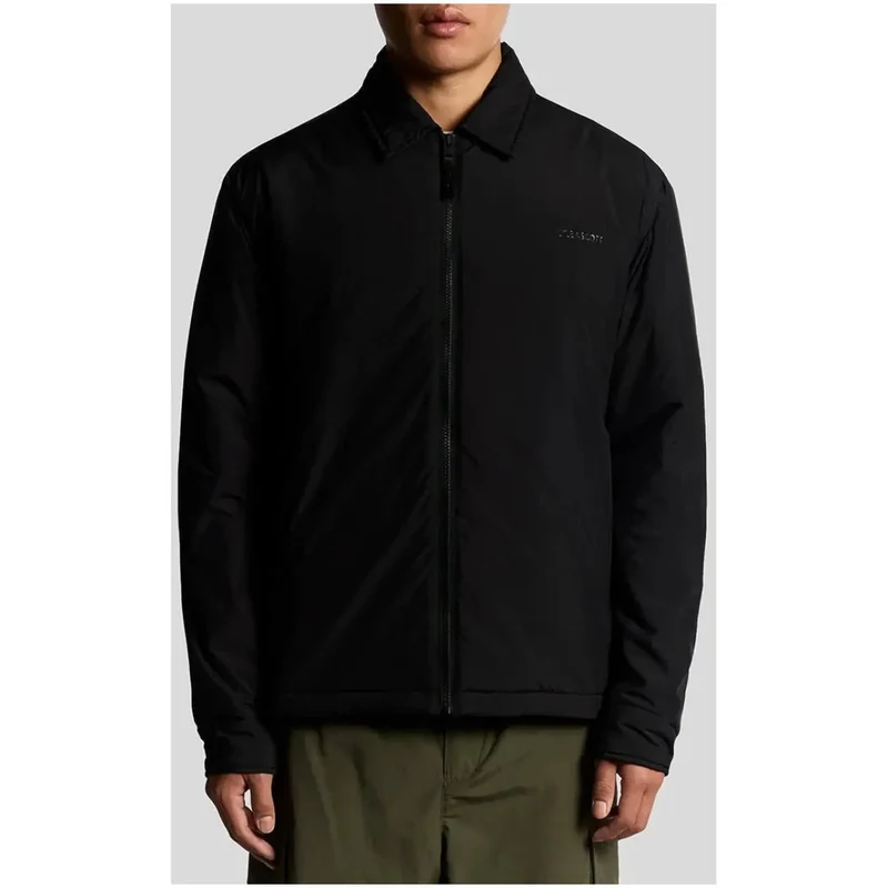 Lyle & Scott Herren-Sakko Blazer in Schwarz mit Reißverschluss aus Polyester JK2334V