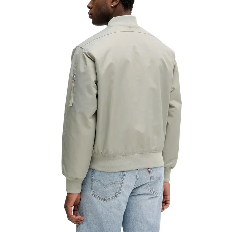 Calvin Klein Jeans Herren grünes Polyamid-Zip-Sakko