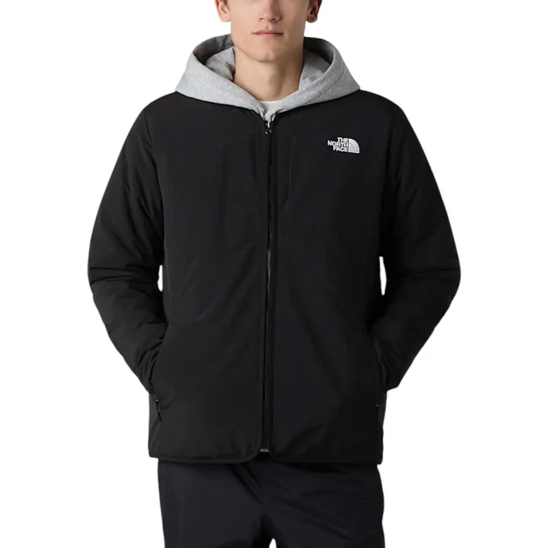 The North Face Herren Blazer schwarze Reißverschluss-Lang Nylonjacke