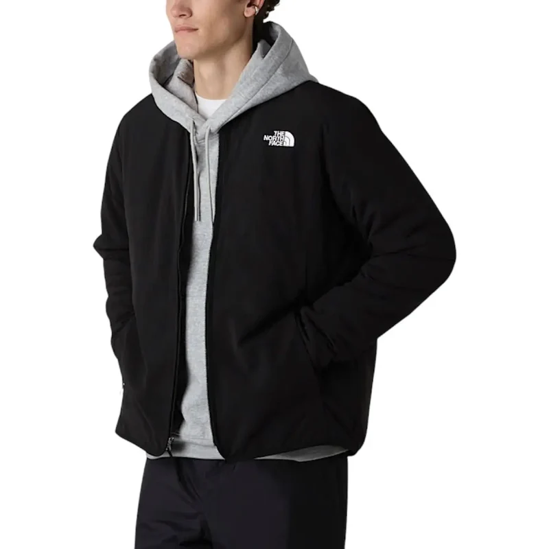 The North Face Herren Blazer schwarze Reißverschluss-Lang Nylonjacke