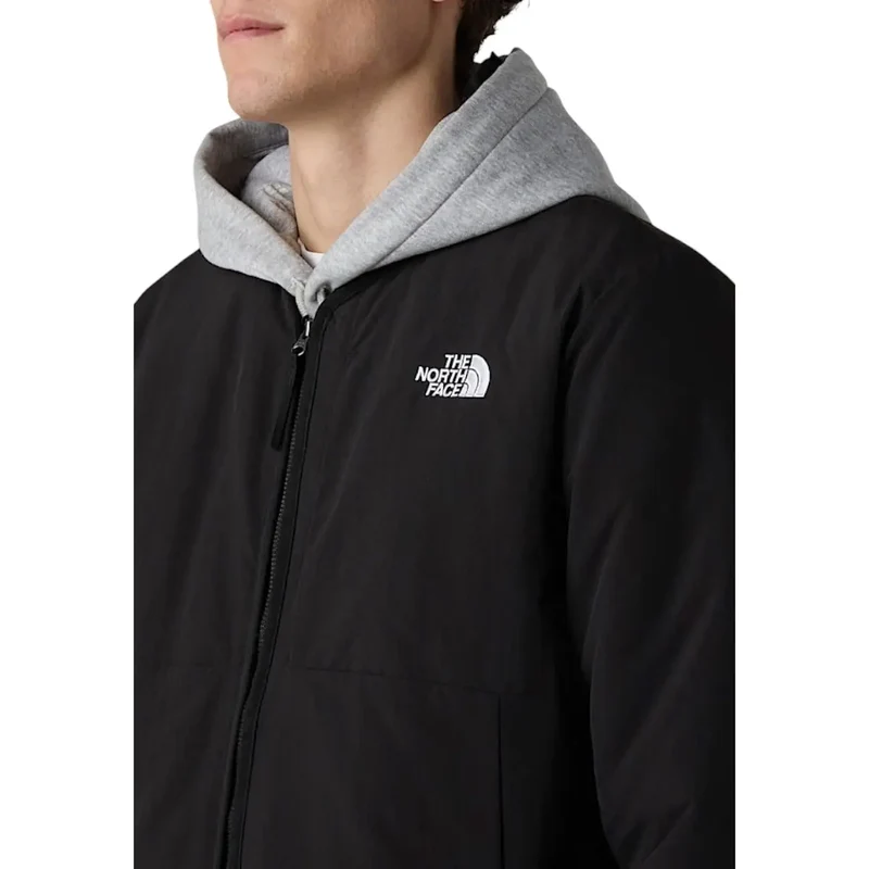 The North Face Herren Blazer schwarze Reißverschluss-Lang Nylonjacke
