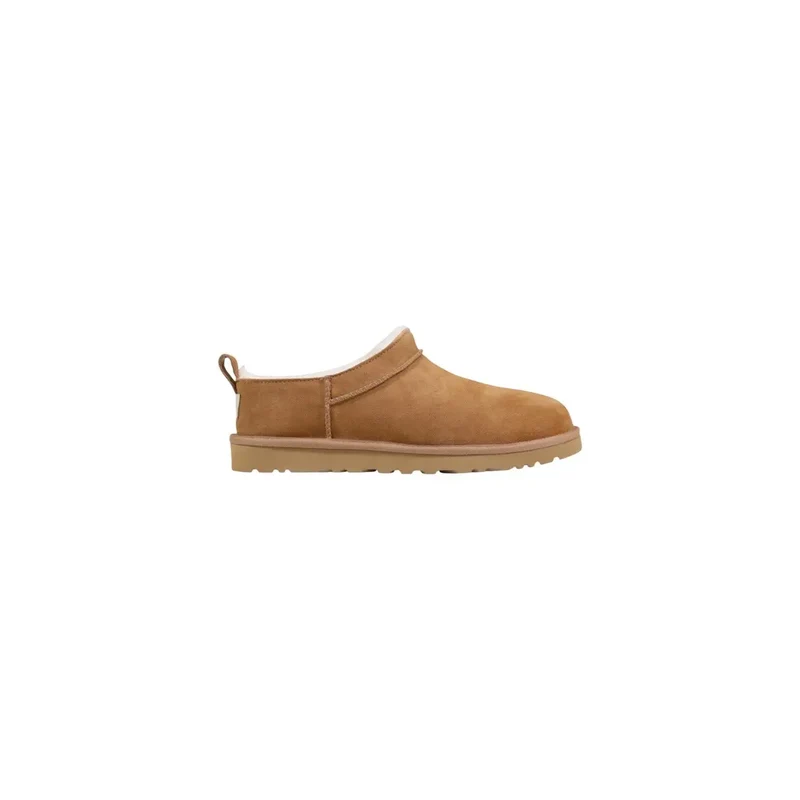 Herren Slipper zum Hineinschlüpfen in Beige aus Wildleder für Frühling und Sommer 1180190