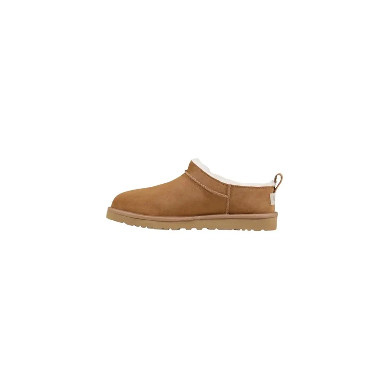 Herren Slipper zum Hineinschlüpfen in Beige aus Wildleder für Frühling und Sommer 1180190
