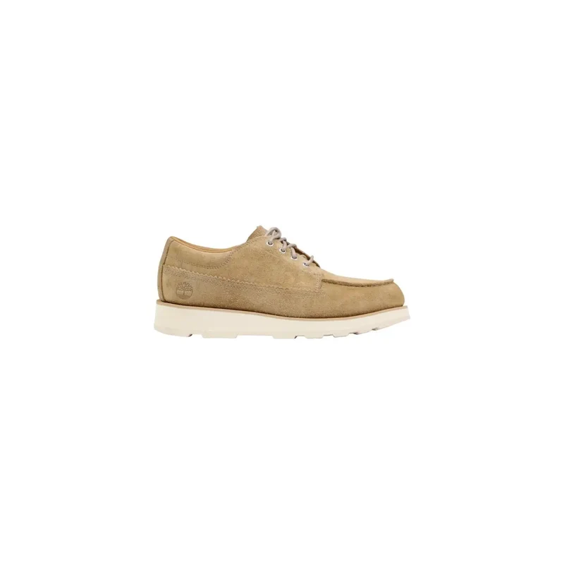 Herren-Lace-up-Schuhe von Timberland in Beige aus Wildleder, Frühling und Sommer