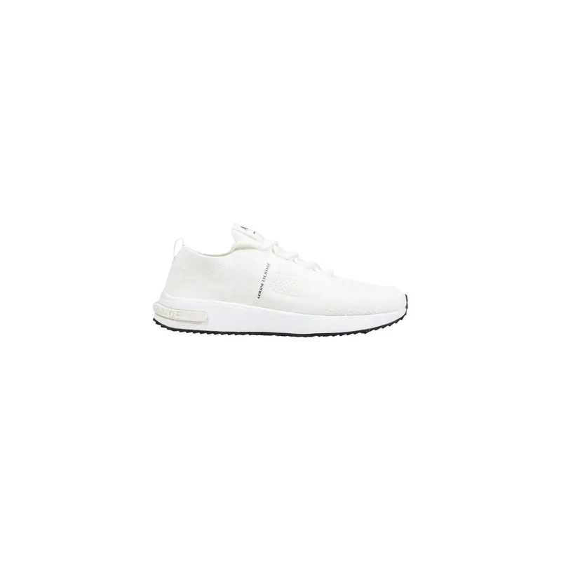 Armani Exchange Herren weiße sportliche Sneakers aus Polyester