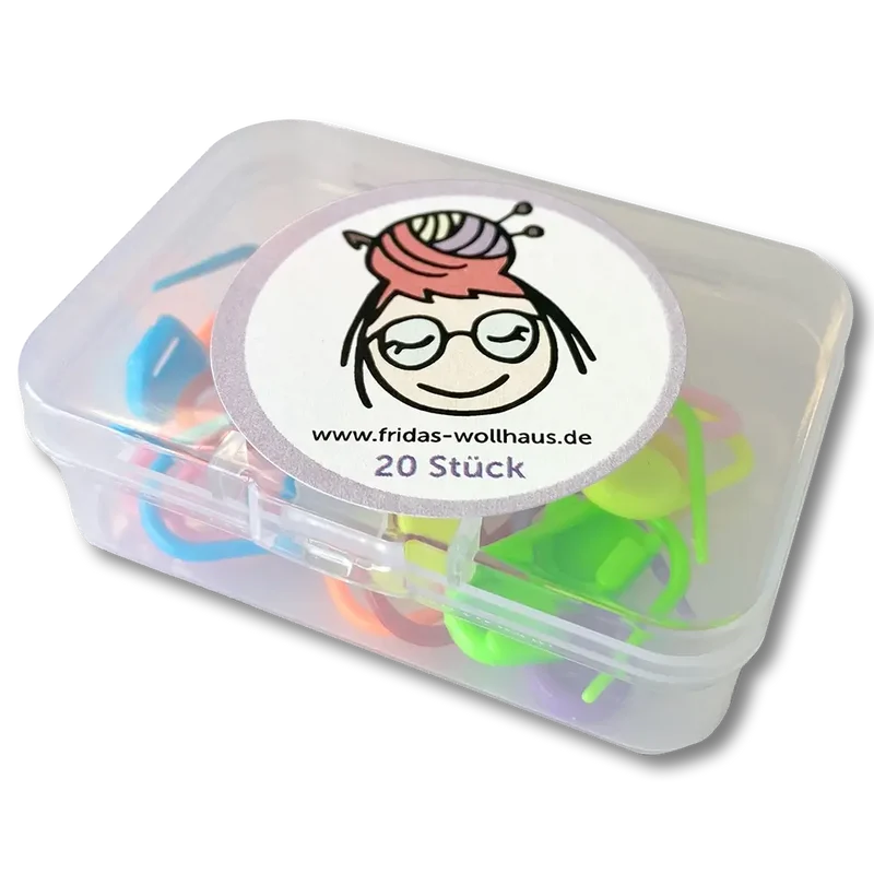 Frida's Bunte Maschenmarkierer in Box (20 Stück)