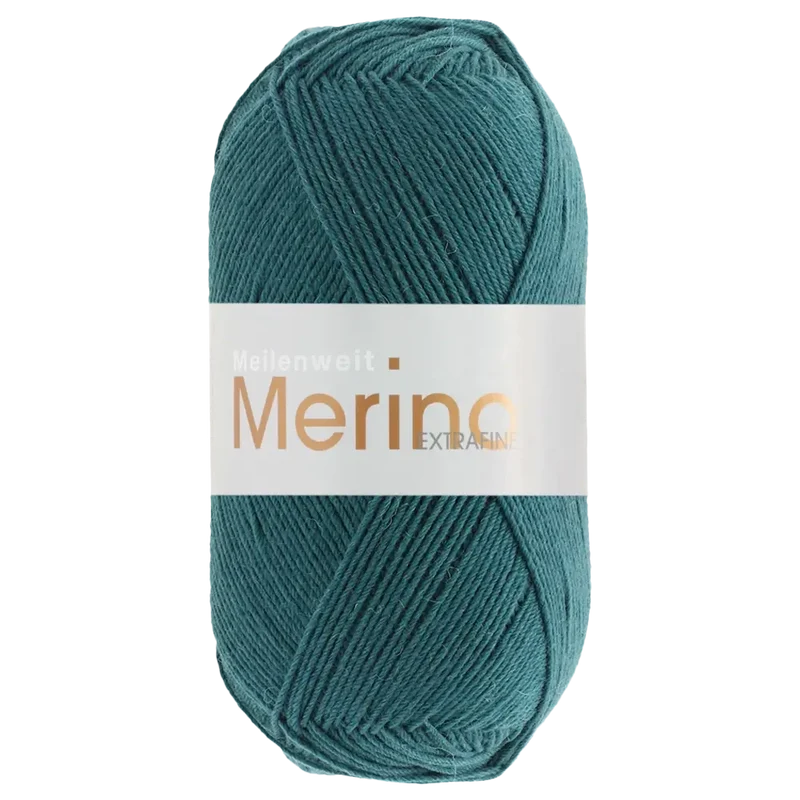 Meilenweit 100 Merino Extrafine Uni Sockenwolle