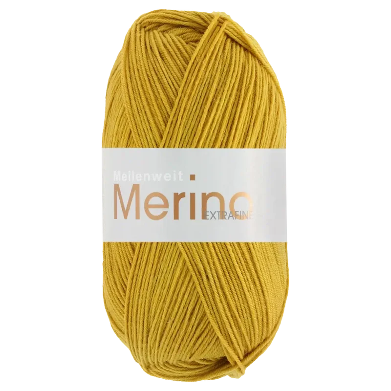 Meilenweit 100 Merino Extrafine Uni Sockenwolle