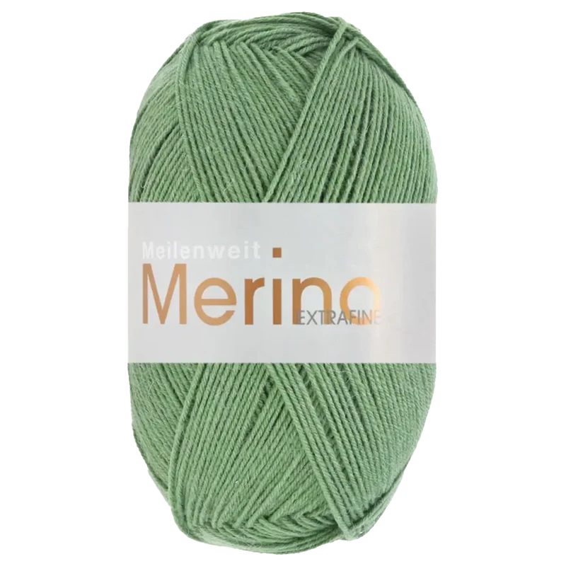 Meilenweit 100 Merino Extrafine Uni Sockenwolle