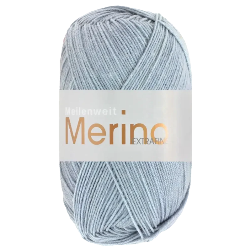 Meilenweit 100 Merino Extrafine Uni Sockenwolle