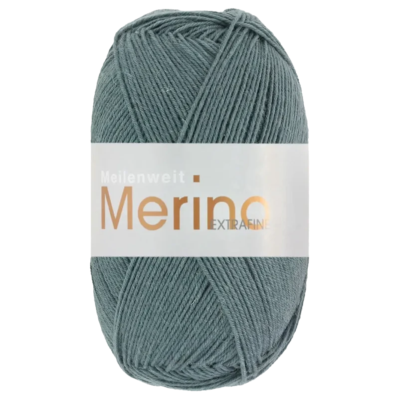 Meilenweit 100 Merino Extrafine Uni Sockenwolle