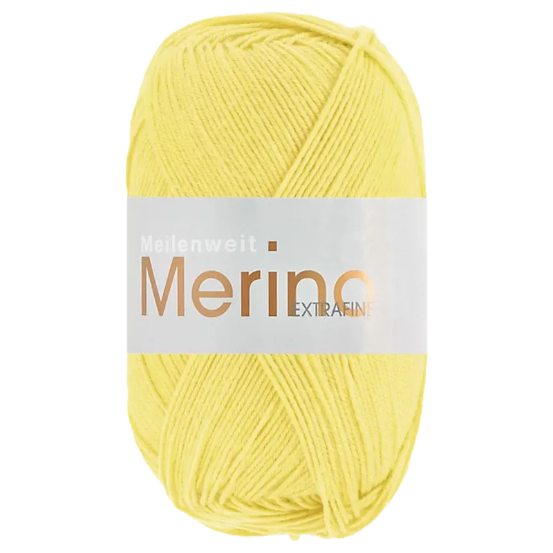 Meilenweit 100 Merino Extrafine Uni Sockenwolle