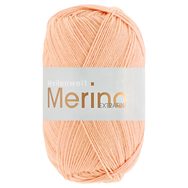 Meilenweit 100 Merino Extrafine Uni Sockenwolle