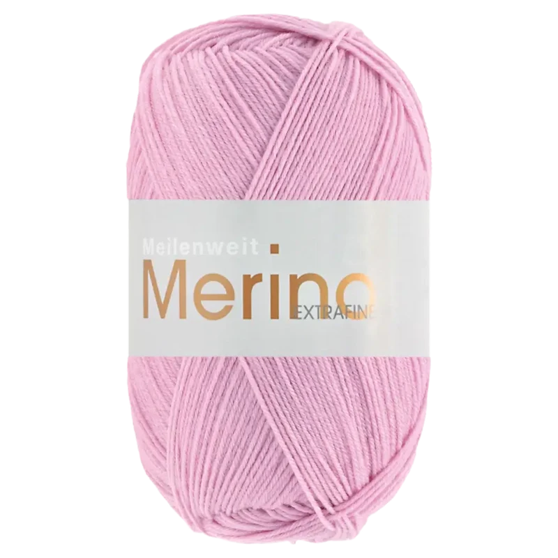 Meilenweit 100 Merino Extrafine Uni Sockenwolle