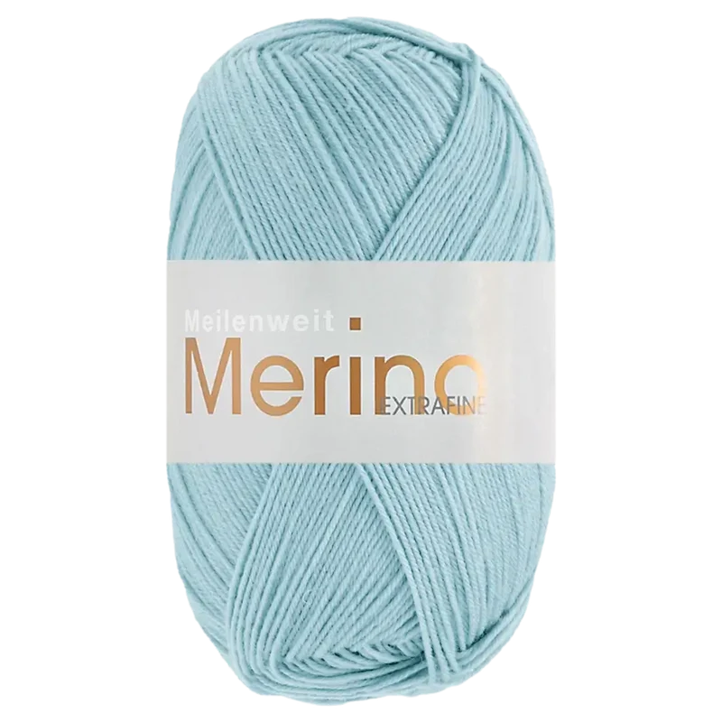 Meilenweit 100 Merino Extrafine Uni Sockenwolle