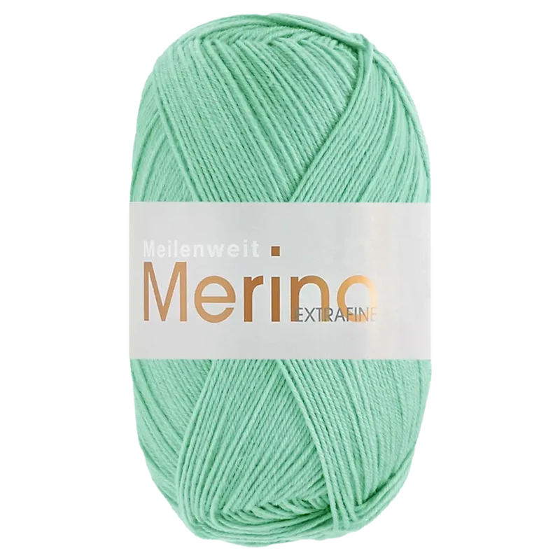 Meilenweit 100 Merino Extrafine Uni Sockenwolle