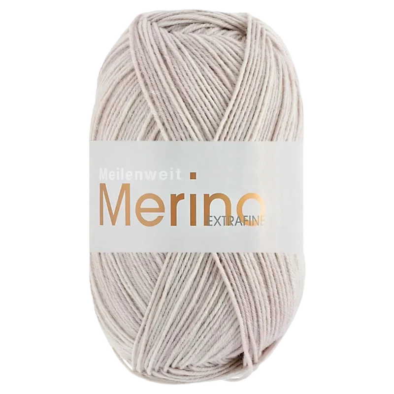 Meilenweit 100 Merino Extrafine Uni Sockenwolle